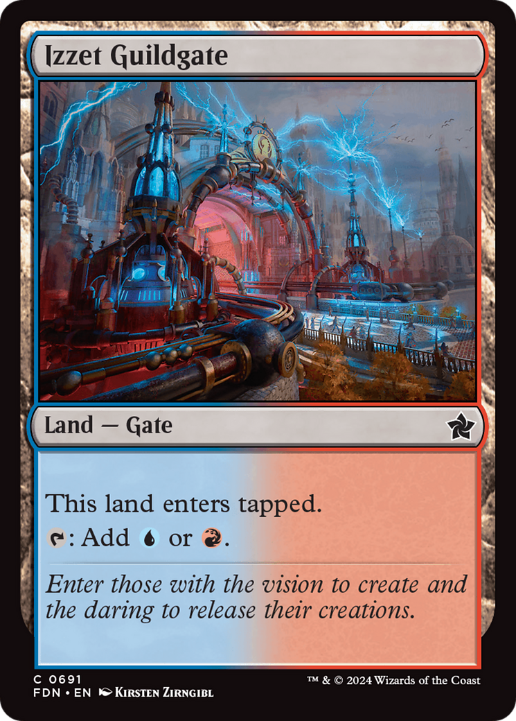 Izzet Guildgate [Foundations] | Eastridge Sports Cards & Games