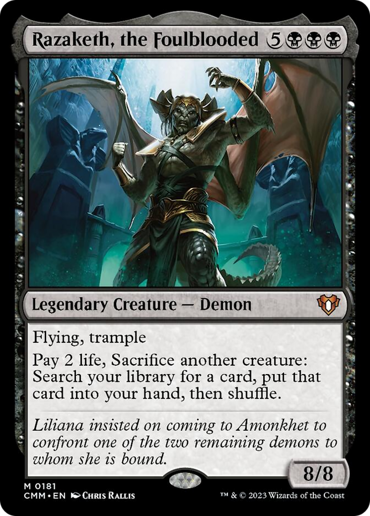 Razaketh, the Foulblooded [Commander Masters] | Eastridge Sports Cards & Games