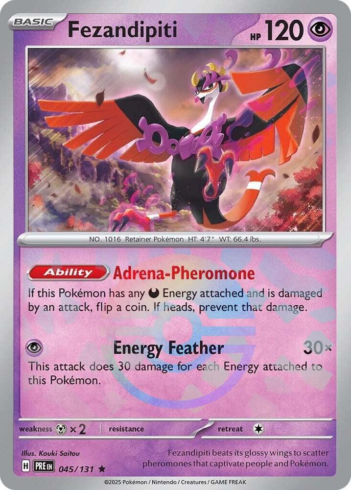 Fezandipiti (045/131) (Poke Ball Pattern) [Scarlet & Violet: Prismatic Evolutions] | Eastridge Sports Cards & Games