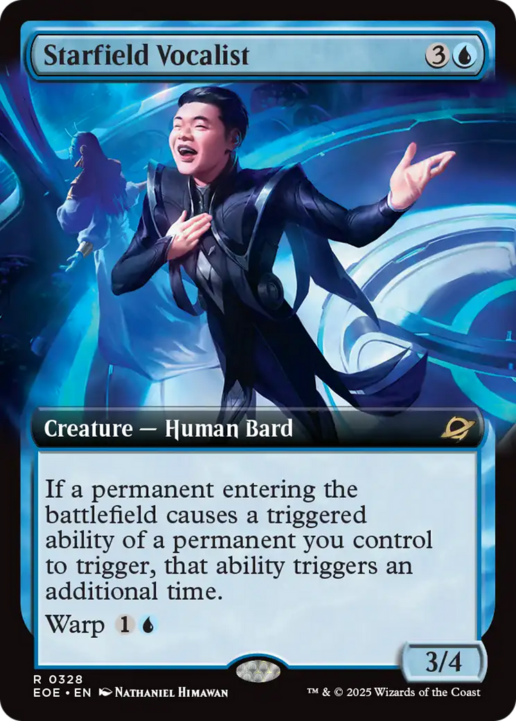 Starfield Vocalist (Extended Art) [Edge of Eternities] | Eastridge Sports Cards & Games