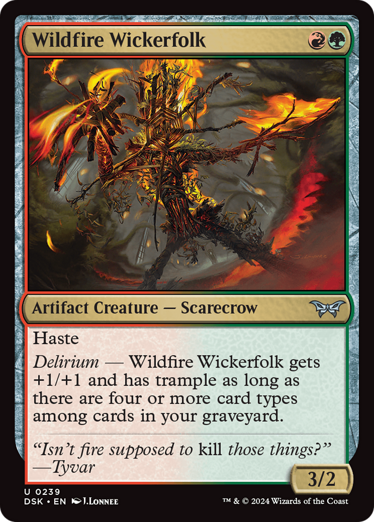 Wildfire Wickerfolk [Duskmourn: House of Horror] | Eastridge Sports Cards & Games