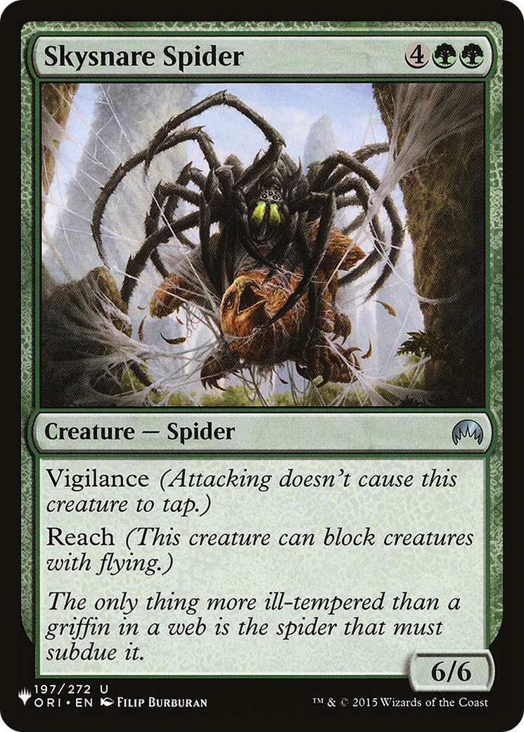 Skysnare Spider [The List Reprints] | Eastridge Sports Cards & Games