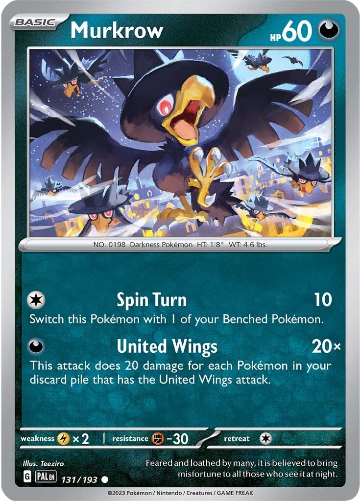 Murkrow (131/193) [Scarlet & Violet: Paldea Evolved] | Eastridge Sports Cards & Games