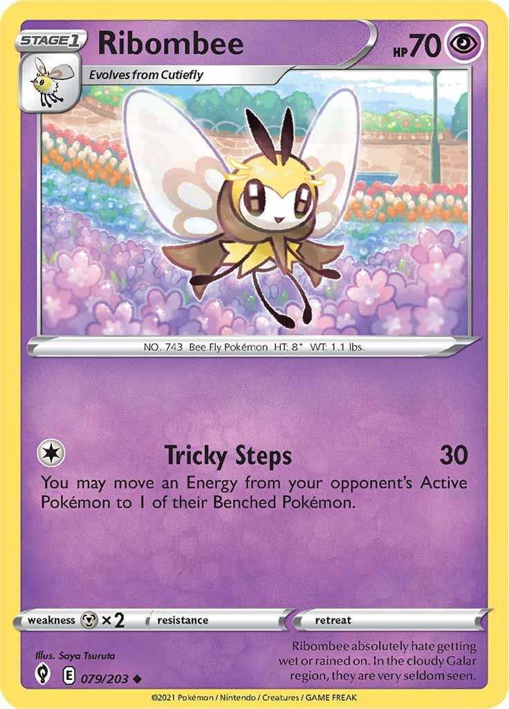 Ribombee (079/203) [Sword & Shield: Evolving Skies] | Eastridge Sports Cards & Games