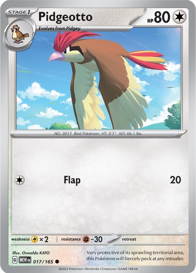 Pidgeotto (017/165) [Scarlet & Violet 151] | Eastridge Sports Cards & Games