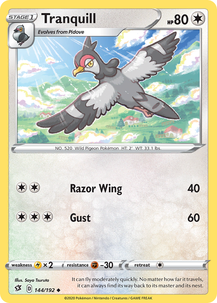 Tranquill (144/192) [Sword & Shield: Rebel Clash] | Eastridge Sports Cards & Games