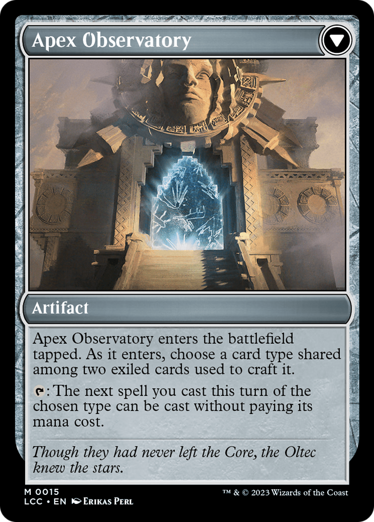 Eye of Ojer Taq // Apex Observatory [The Lost Caverns of Ixalan Commander] | Eastridge Sports Cards & Games