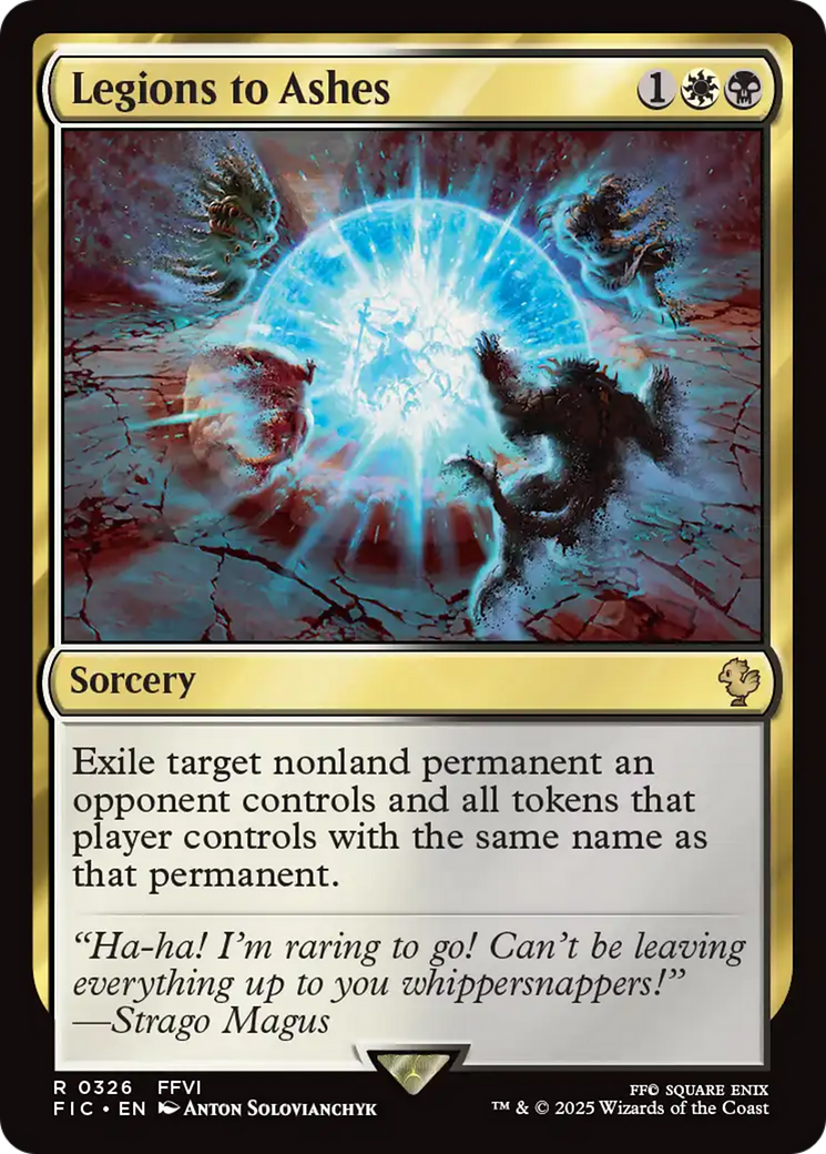Legions to Ashes [FINAL FANTASY Commander] | Eastridge Sports Cards & Games