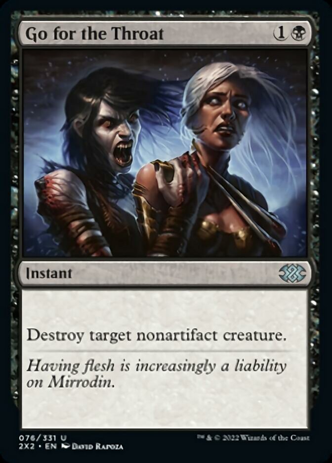 Go for the Throat [Double Masters 2022] | Eastridge Sports Cards & Games