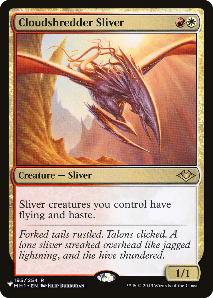 Cloudshredder Sliver (MH1) [The List] | Eastridge Sports Cards & Games