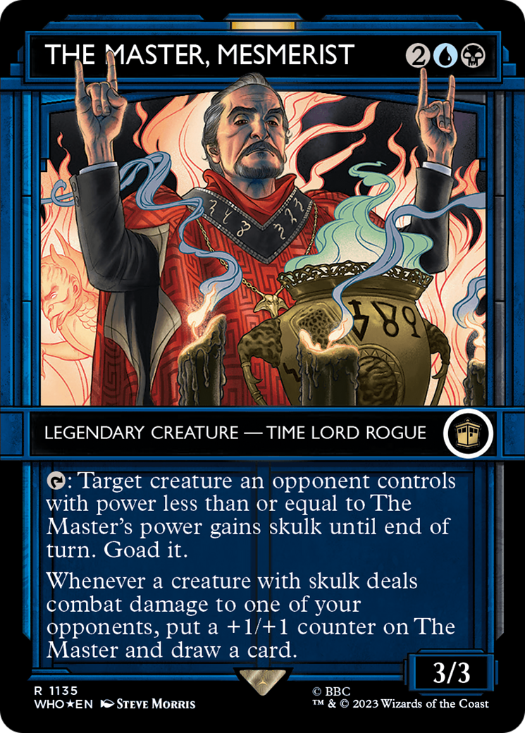 The Master, Mesmerist (Showcase) (Surge Foil) [Doctor Who] | Eastridge Sports Cards & Games