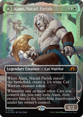 Ajani, Nacatl Pariah // Ajani, Nacatl Avenger (Borderless) (Textured Foil) [Modern Horizons 3] | Eastridge Sports Cards & Games