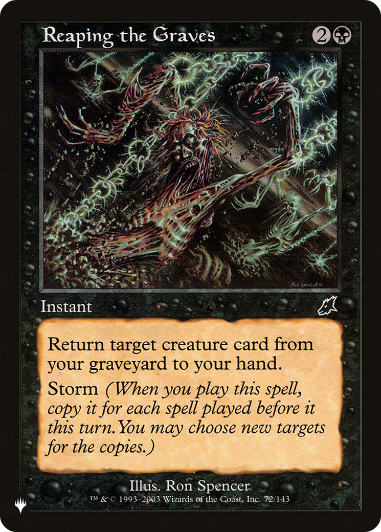 Reaping the Graves [The List] | Eastridge Sports Cards & Games