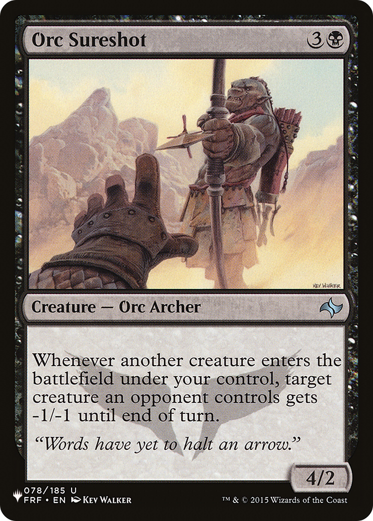 Orc Sureshot [The List] | Eastridge Sports Cards & Games