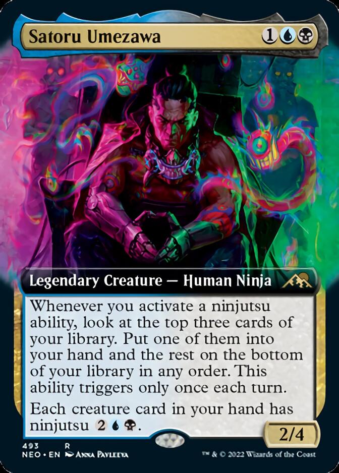 Satoru Umezawa (Extended Art) [Kamigawa: Neon Dynasty] | Eastridge Sports Cards & Games