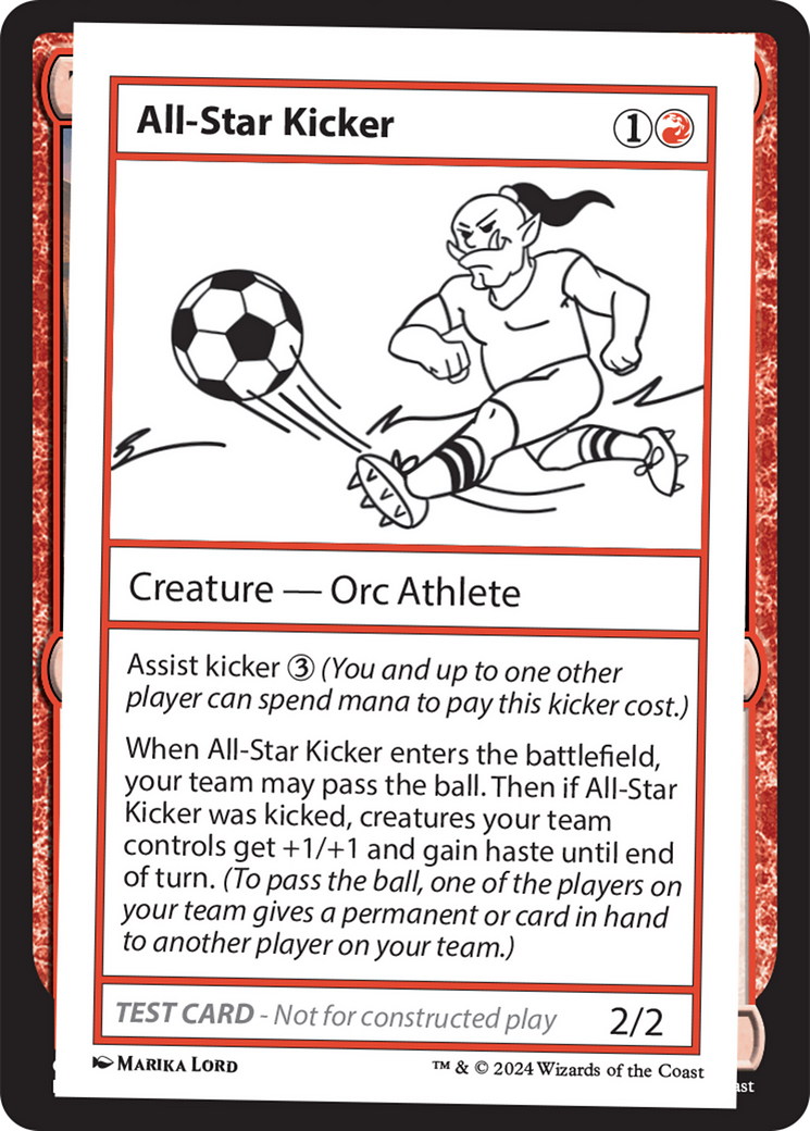 All-Star Kicker [Mystery Booster 2 Playtest Cards] | Eastridge Sports Cards & Games