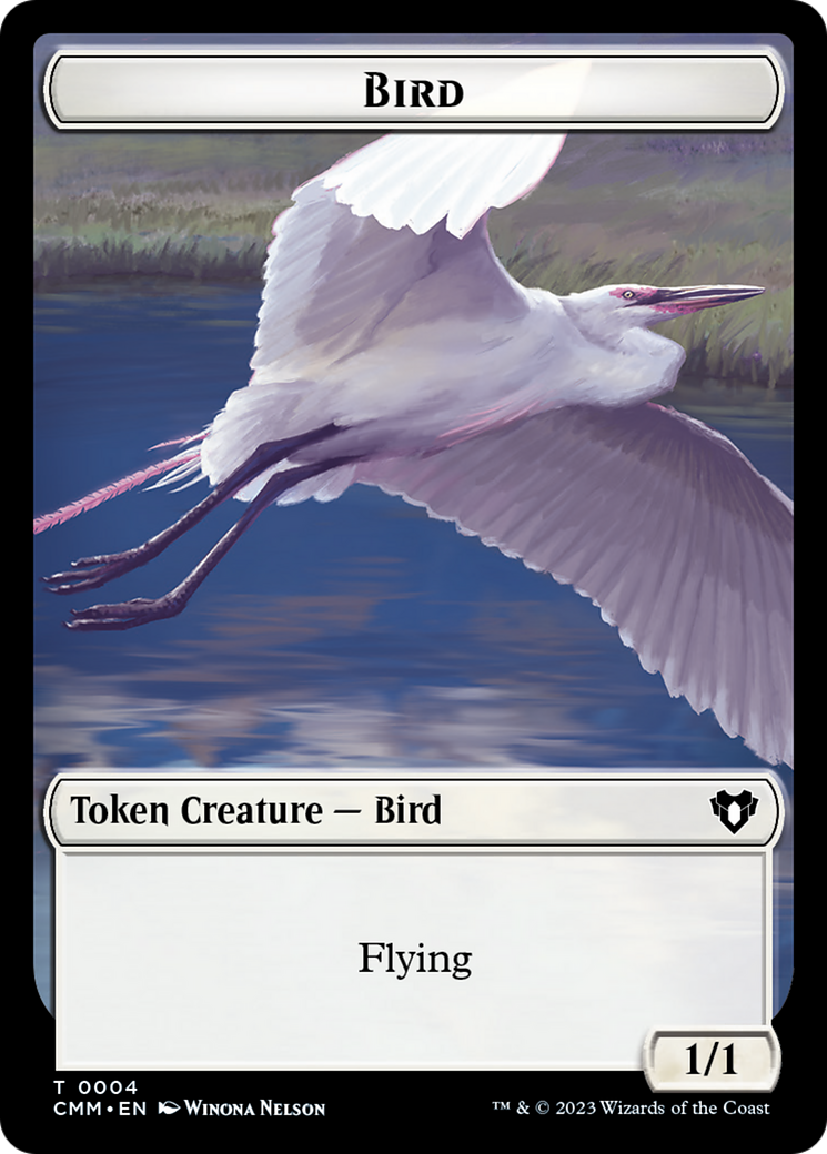 Copy (54) // Bird Double-Sided Token [Commander Masters Tokens] | Eastridge Sports Cards & Games