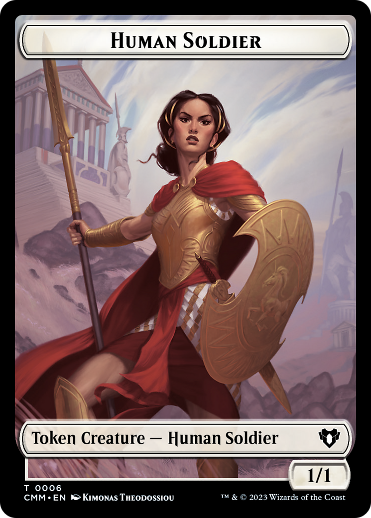 Human Soldier Token [Commander Masters Tokens] | Eastridge Sports Cards & Games