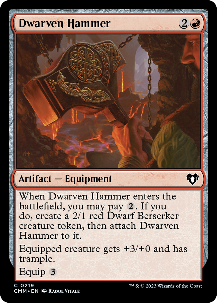 Dwarven Hammer [Commander Masters] | Eastridge Sports Cards & Games