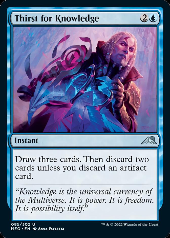 Thirst for Knowledge [Kamigawa: Neon Dynasty] | Eastridge Sports Cards & Games