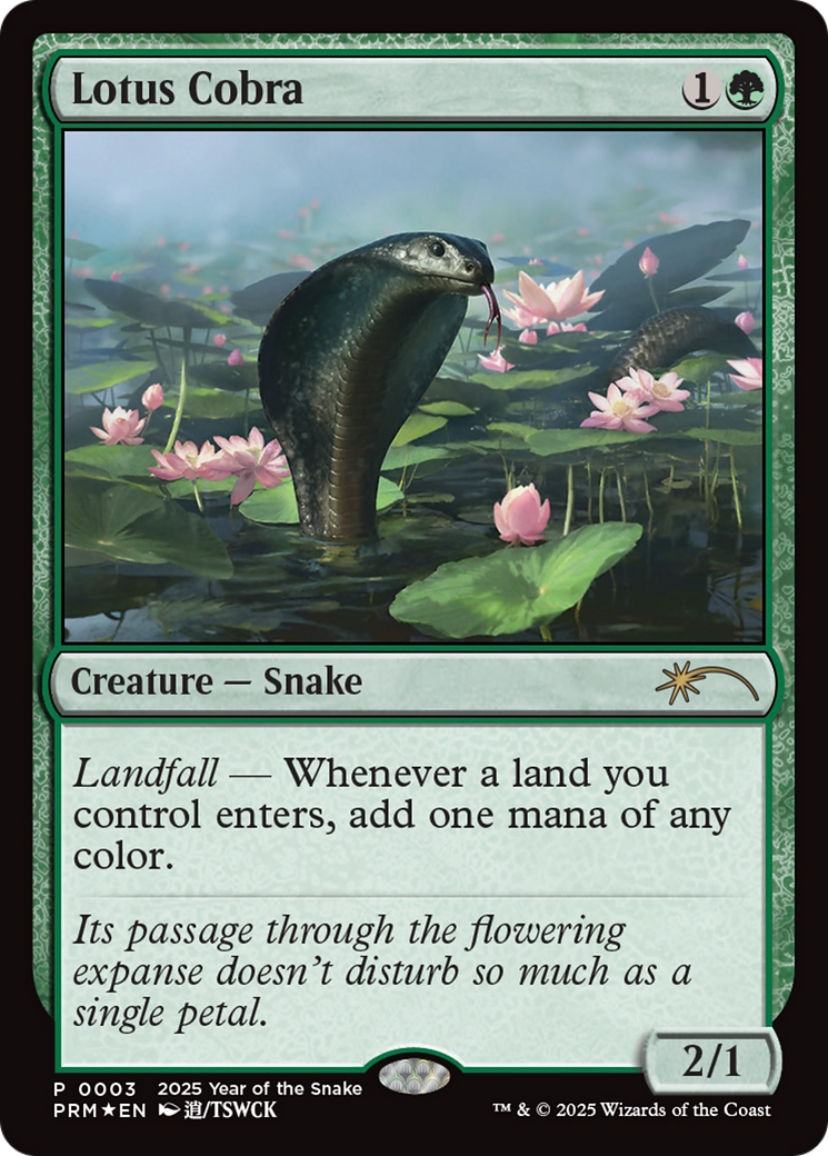 Lotus Cobra (Year of the Snake 2025) [Standard Showdown Promos] | Eastridge Sports Cards & Games