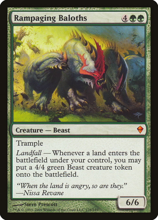 Rampaging Baloths (Oversized) [Oversize Cards] | Eastridge Sports Cards & Games