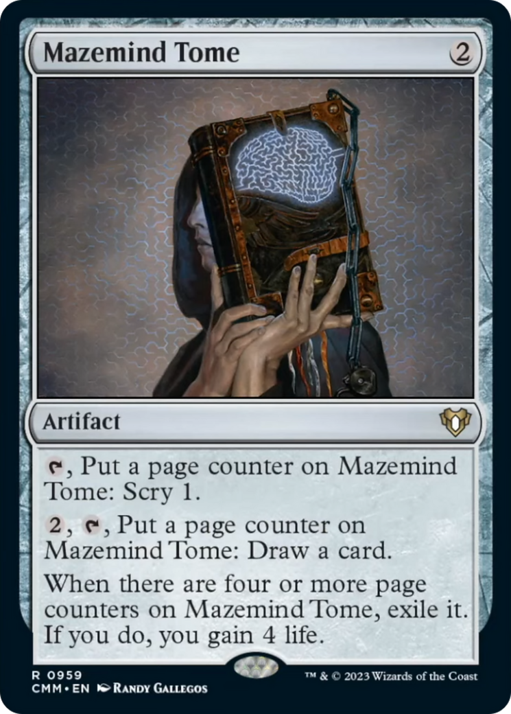 Mazemind Tome [Commander Masters] | Eastridge Sports Cards & Games