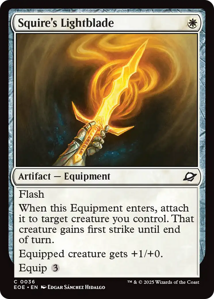 Squire's Lightblade [Edge of Eternities] | Eastridge Sports Cards & Games
