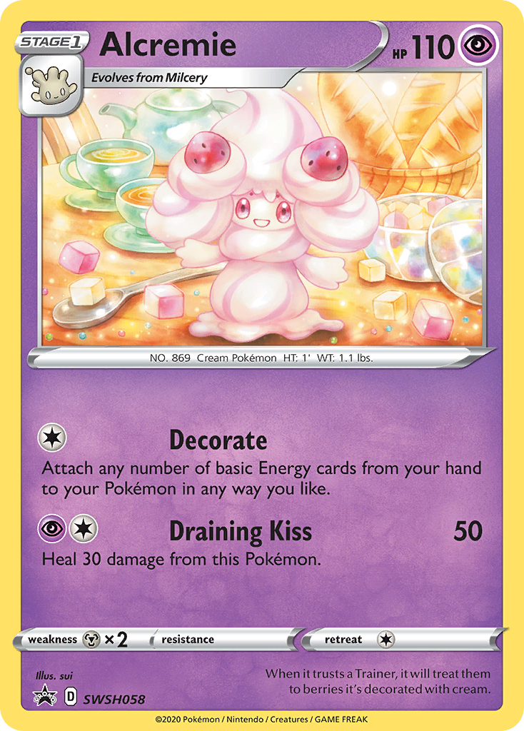 Alcremie (SWSH058) [Sword & Shield: Black Star Promos] | Eastridge Sports Cards & Games