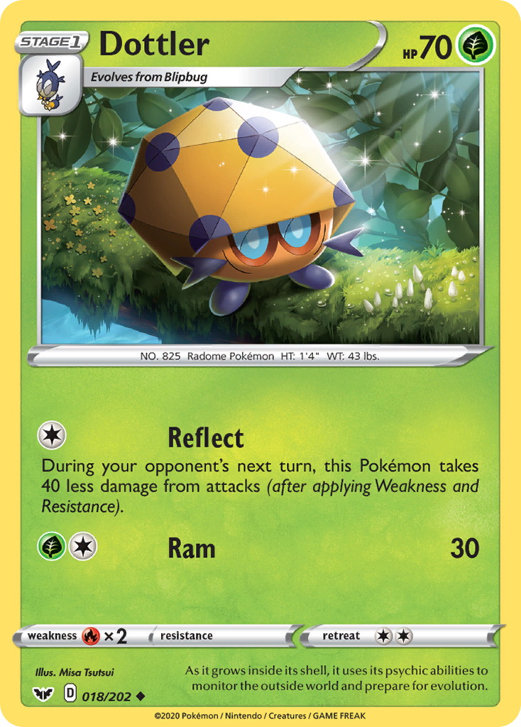 Dottler (018/202) [Sword & Shield: Base Set] | Eastridge Sports Cards & Games