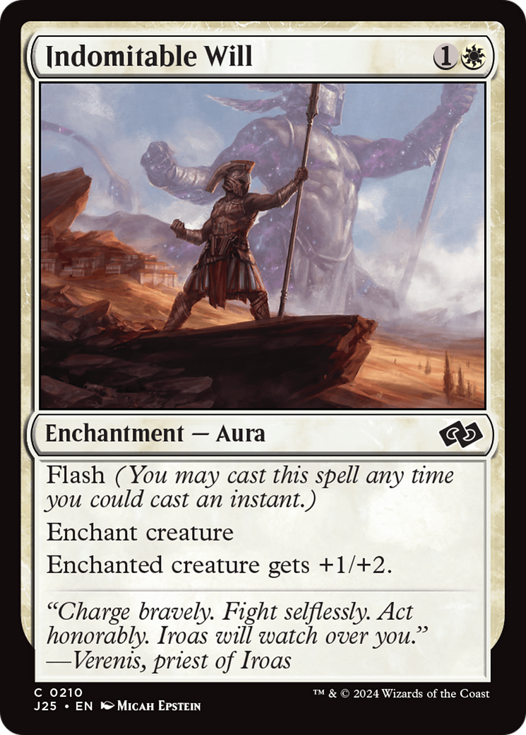 Indomitable Will [Foundations Jumpstart] | Eastridge Sports Cards & Games