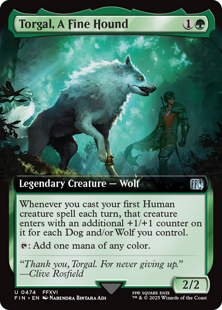 Torgal, A Fine Hound (Extended Art) [FINAL FANTASY] | Eastridge Sports Cards & Games