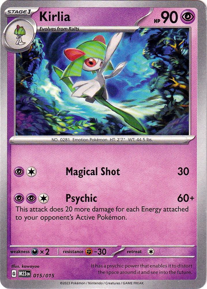 Kirlia (015/015) [McDonald's Promos: 2023 Collection] | Eastridge Sports Cards & Games