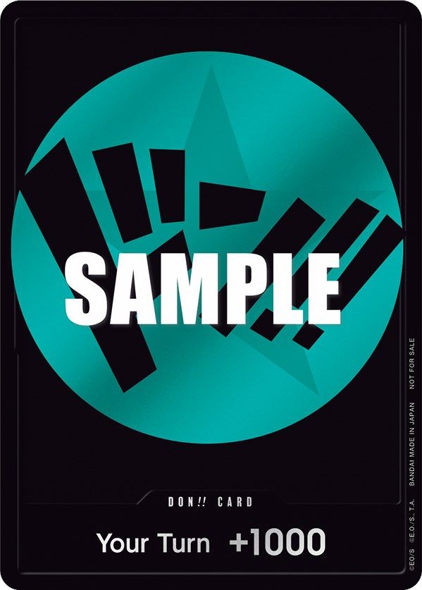 DON!! Card (Teal) [One Piece Promotion Cards] | Eastridge Sports Cards & Games