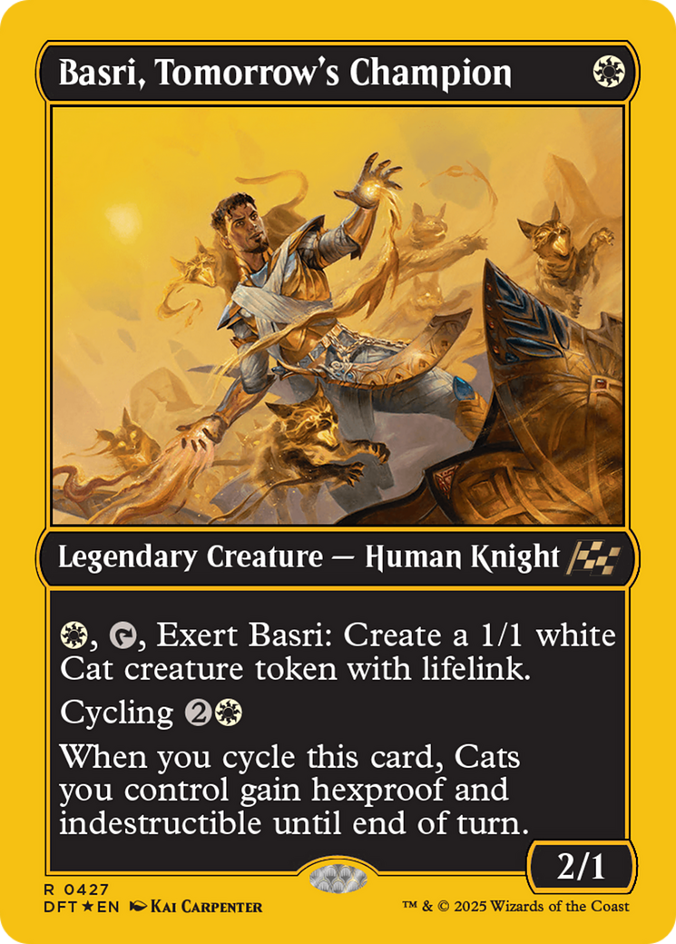 Basri, Tomorrow's Champion (First-Place Foil) [Aetherdrift] | Eastridge Sports Cards & Games