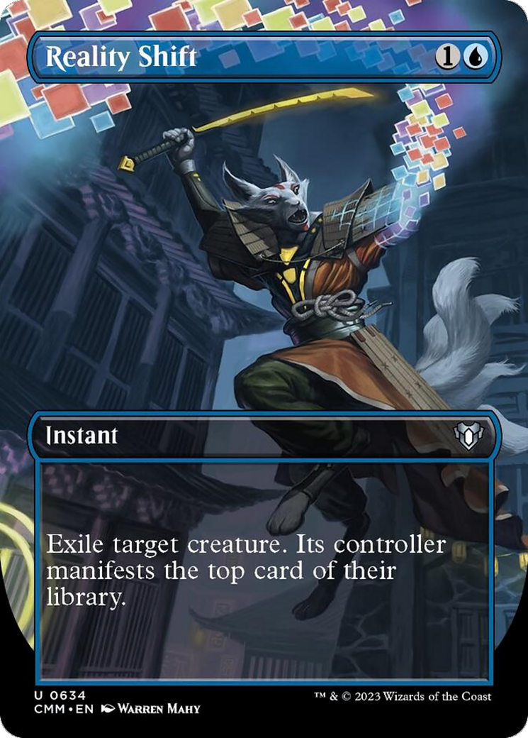 Reality Shift (Borderless Alternate Art) [Commander Masters] | Eastridge Sports Cards & Games