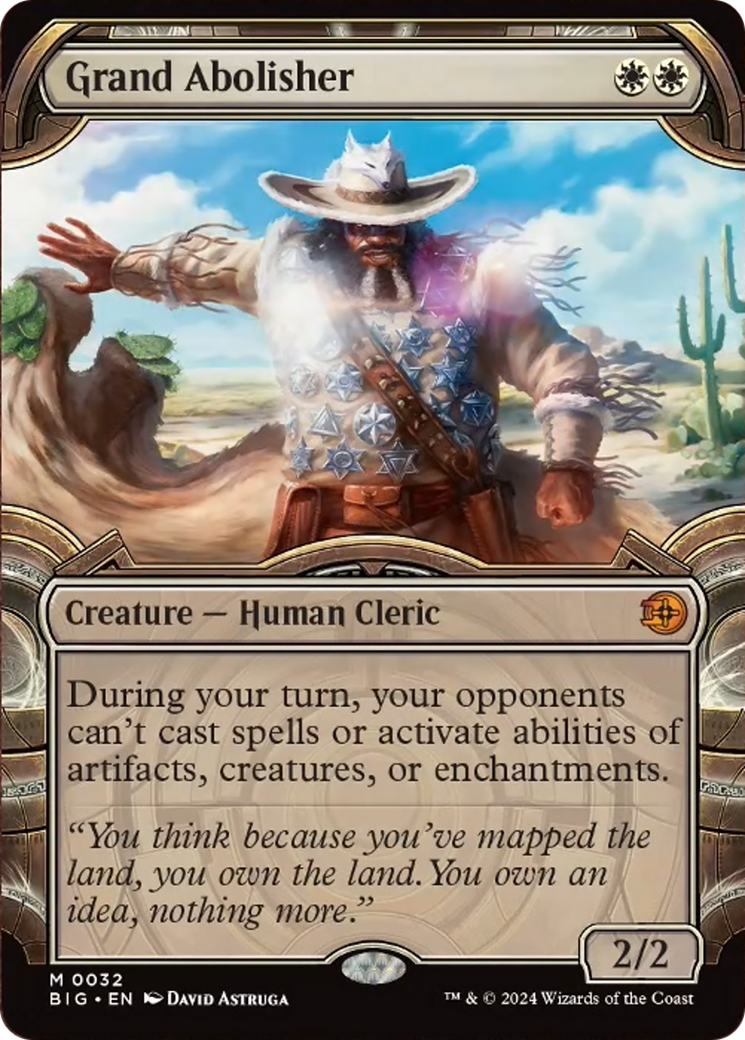 Grand Abolisher (Showcase) [Outlaws of Thunder Junction: The Big Score] | Eastridge Sports Cards & Games