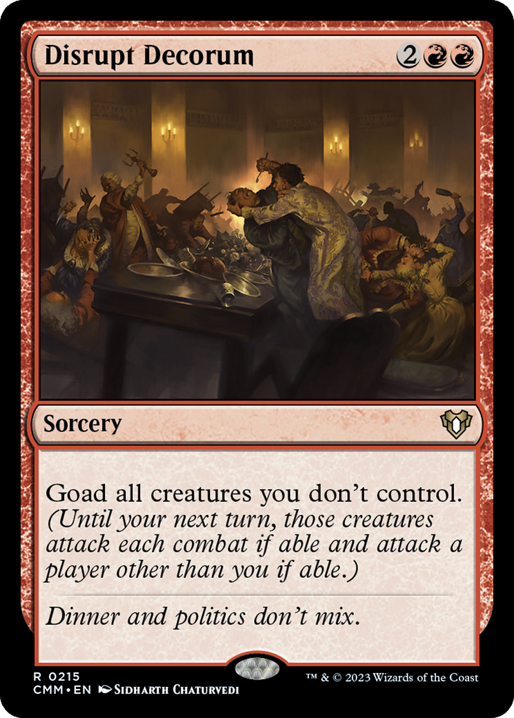 Disrupt Decorum [Commander Masters] | Eastridge Sports Cards & Games
