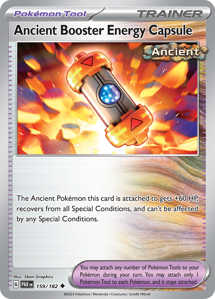 Ancient Booster Energy Capsule (159/182) [Scarlet & Violet: Paradox Rift] | Eastridge Sports Cards & Games