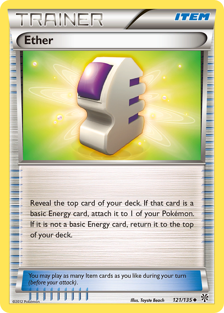 Ether (121/135) [Black & White: Plasma Storm] | Eastridge Sports Cards & Games