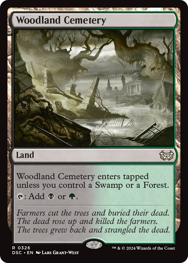 Woodland Cemetery [Duskmourn: House of Horror Commander] | Eastridge Sports Cards & Games