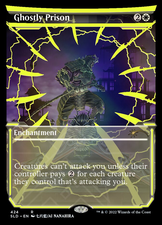 Ghostly Prison (Neon Ink Yellow) [Secret Lair Drop Series] | Eastridge Sports Cards & Games