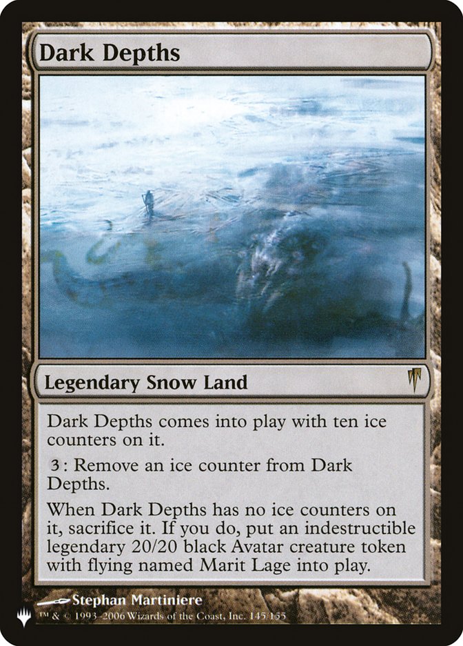 Dark Depths [The List] | Eastridge Sports Cards & Games