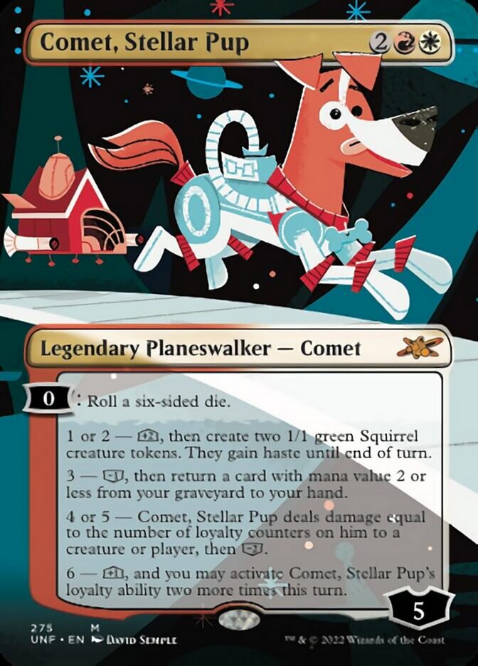 Comet, Stellar Pup (Borderless) [Unfinity] | Eastridge Sports Cards & Games