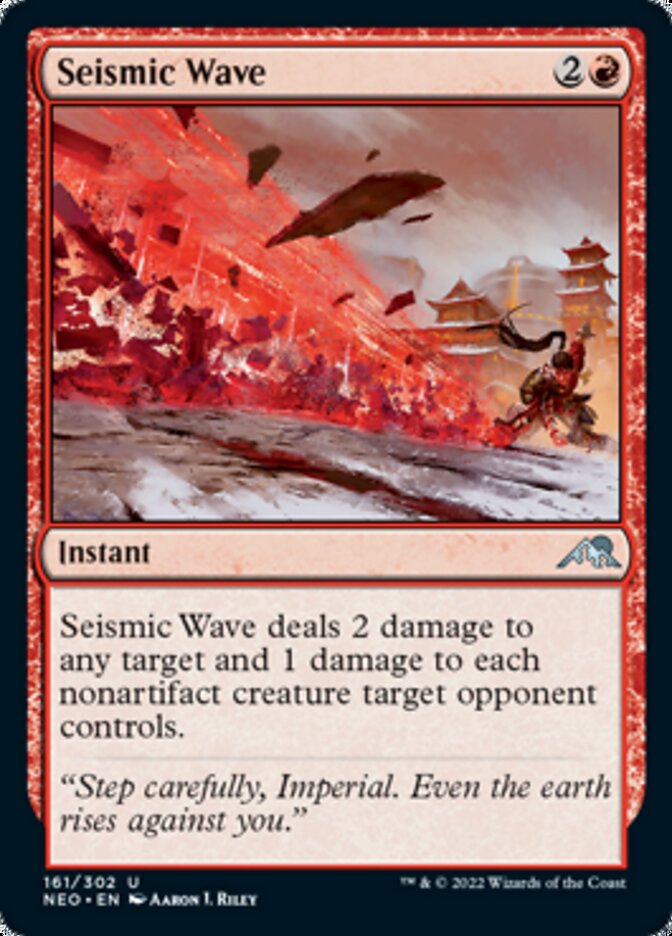 Seismic Wave [Kamigawa: Neon Dynasty] | Eastridge Sports Cards & Games