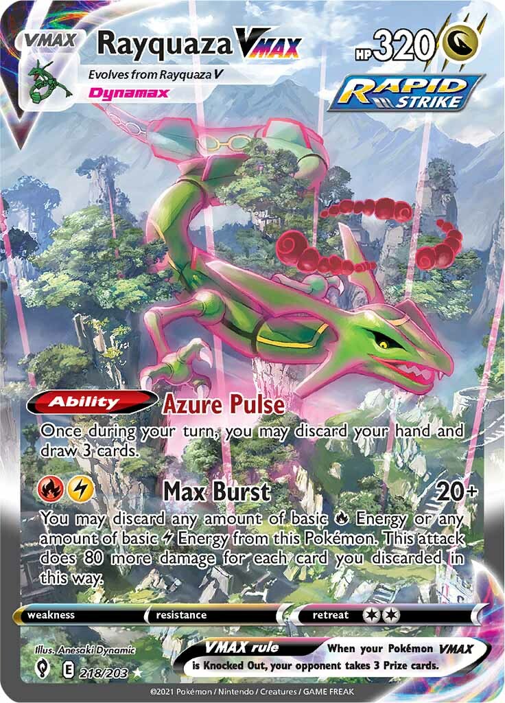 Rayquaza VMAX (218/203) [Sword & Shield: Evolving Skies] | Eastridge Sports Cards & Games