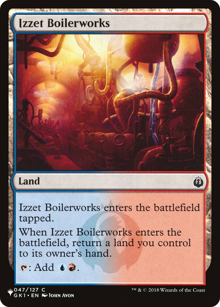 Izzet Boilerworks (GK1) [The List] | Eastridge Sports Cards & Games
