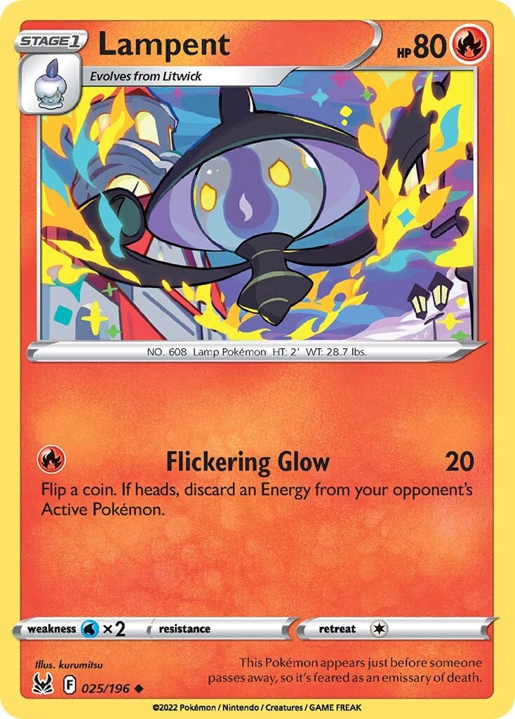 Lampent (025/196) [Sword & Shield: Lost Origin] | Eastridge Sports Cards & Games