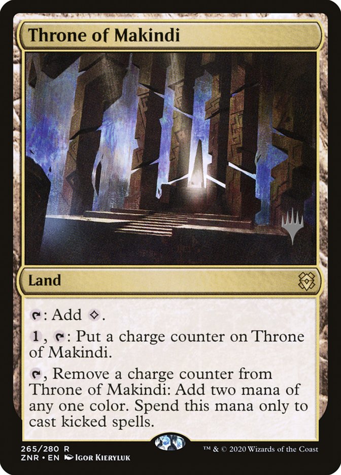 Throne of Makindi (Promo Pack) [Zendikar Rising Promos] | Eastridge Sports Cards & Games