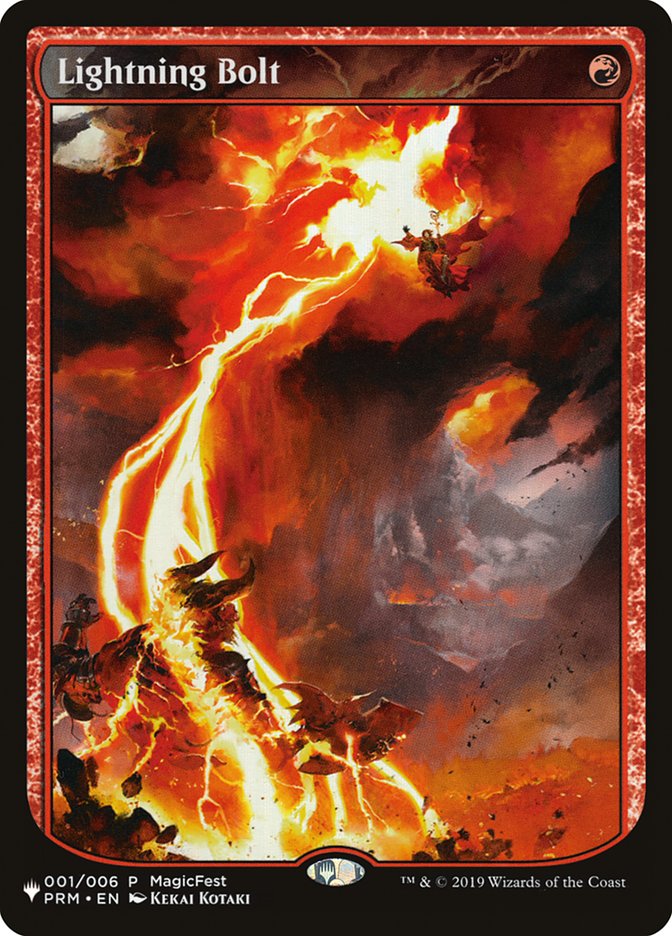 Lightning Bolt (001/006) [The List] | Eastridge Sports Cards & Games